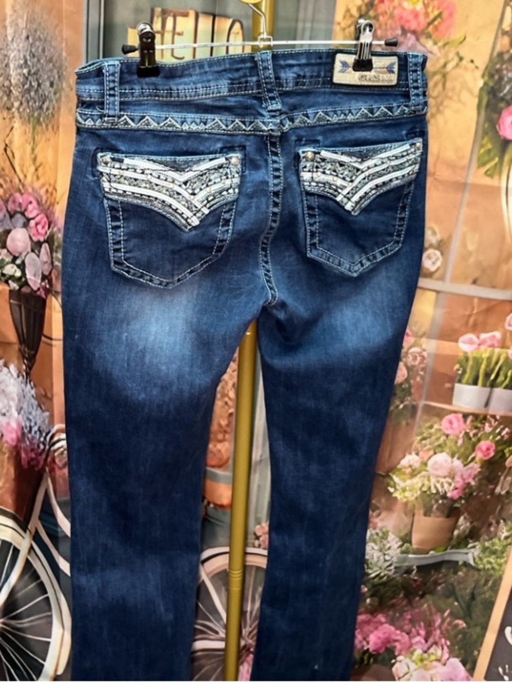Grace  in LA Women's Dark Blue Boot cut Jeans